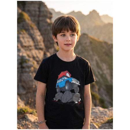 Alpine Pro Ecomo 4 Black gyerek póló
