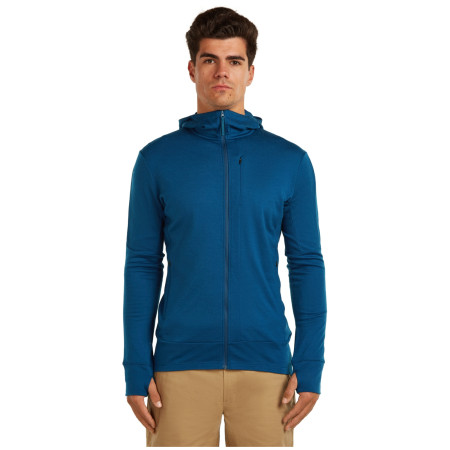 Icebreaker M Mer 260 Quantum IV LS Zip Hoodie férfi funkcionális pulóver