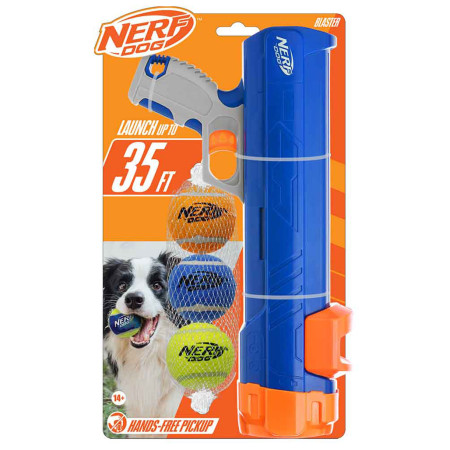 Nerf Dog Blaster + Tennis Balls 3 pcs játékszer kutyáknak
