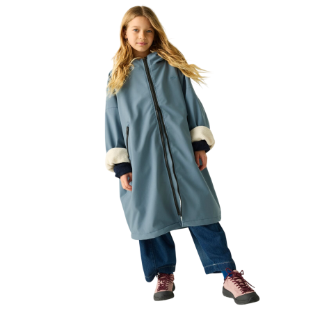 Regatta Junior Waterproof Changing Robe Pro Grey Mirage vízálló gyerekkabát
