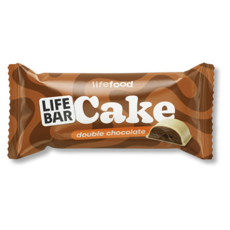 Lifefood Cake dvojitá čokoláda (35 g) energiaszelet