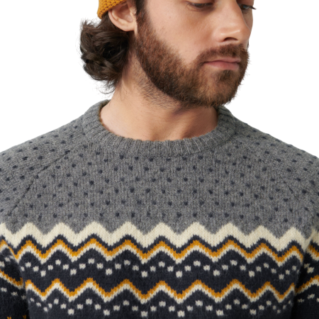 Fjällräven Övik Knit Sweater M férfi pulóver
