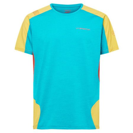 La Sportiva Compass T-Shirt M férfi póló világoskék Tropic Blue/Bamboo
