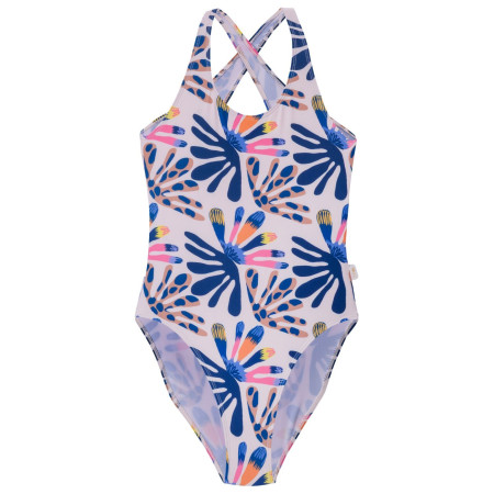 Aquawave Salava Jr - Summer Beige Flower Print gyerek fürdőruha