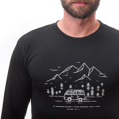 Sensor Merino Active Pt Van Life dl.rukáv férfi funkcionális póló