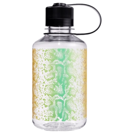 Nalgene Narrow Mouth Animal Print 500 ml kulacs zöld/sárga Clear Rainbow Snake