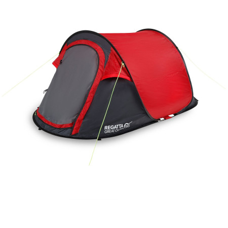Regatta Malawi II 2 Person Pop Up Tent sátor piros Pepper