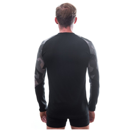 Sensor Merino Impress h.ujjú férfi funkcionális póló