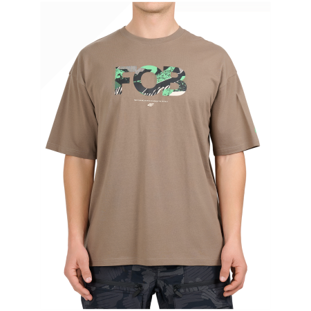 4F Tshirt M3569 férfi póló világos barna Light Brown