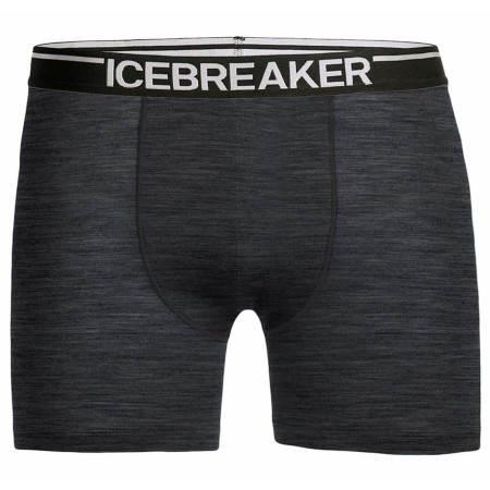 Férfi boxer Icebreaker Mens Anatomica Boxers szürke Jet HTHR/Black 