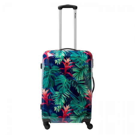 Gurulós bőrönd Elbrus Fuerta 72l zöld/piros