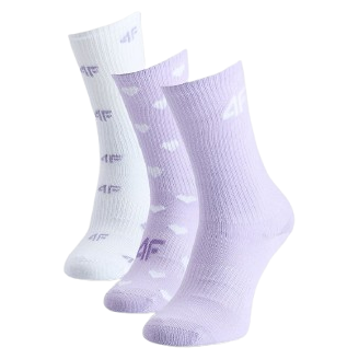 4F Socks Cas F394 (3Pack) zokni kevert színek MULTICOLOUR 2 ALLOVER