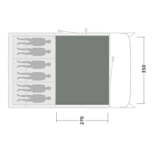 Outwell Cozy Carpet Colorado 6 Air sátorszőnyeg