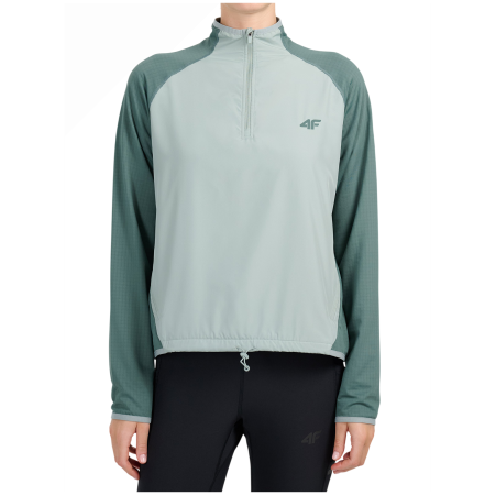 4F Sweatshirt Fnk F0908 női funkcionális pulóver zöld/világosszöld Teal