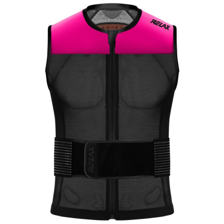 Relax Speedmaster Evo Jr. gyerek gerincvédő fekete/rózsaszín černá, neon růžová