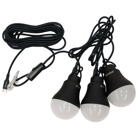 Outwell Epsilon Bulb Set izzó szett fekete/szürke Black Grey