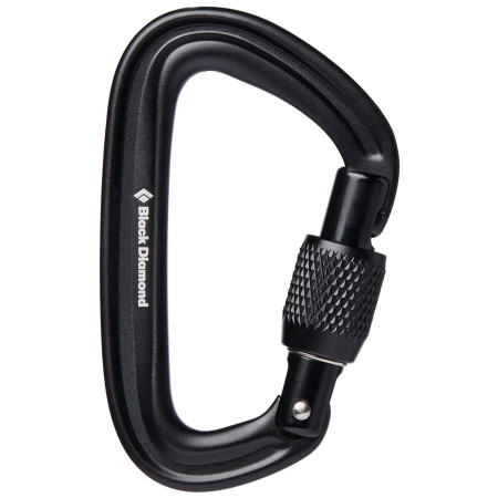 Black Diamond Liteforge Screwgate karabiner fekete Black