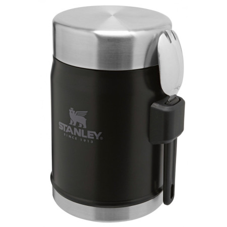 Ételtermosz Stanley Termosz kanállal 400ml fekete