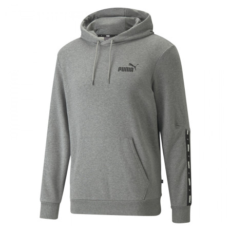 Férfi pulóver Puma ESS+ Tape Hoodie TR szürke