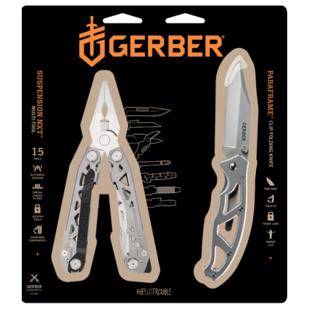 Multitool ajándék szett Gerber Suspension-NXT+ Paraframe I