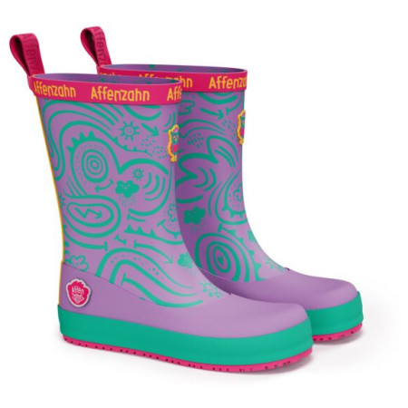 Affenzahn Rainboot Vegan Plashy Owl gyerek gumicsizma lila Owl