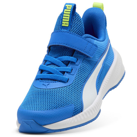 Puma Flyer 4 AC+ PS Racing Blue-Lime Squeeze- gyerek cipő