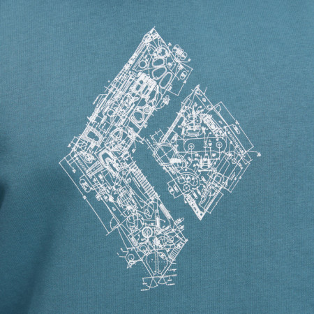 Black Diamond M Engineered Diamond Po Hoody férfi pulóver