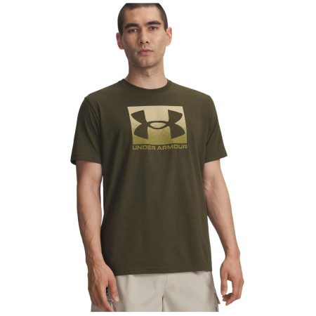Under Armour M Boxed Sports Updated Ss férfi póló sötétzöld ExpeditionGreen/FieldKhaki