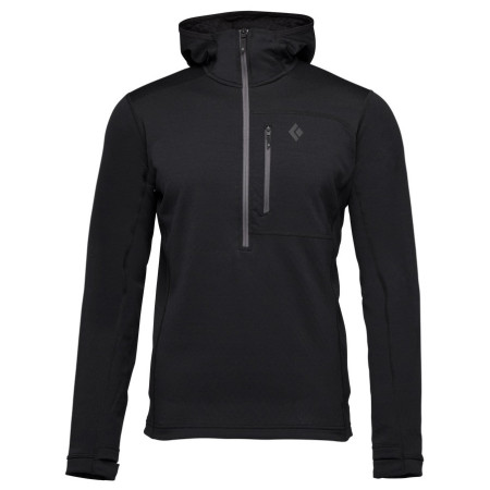 Black Diamond Coefficient QZ Hoody férfi pulóver fekete