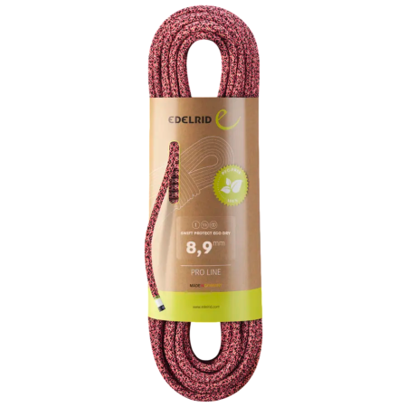 Edelrid Swift Protect Eco Dry 8,9mm kötél rózsaszín 729 night-fire