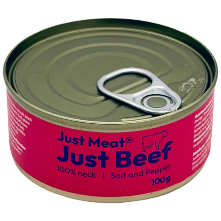 Just Meat Hovězí krk 100 g konzerv piros
