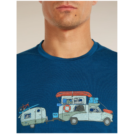 Icebreaker Men Merino 150 Tech Lite SS Tee Transportage férfi funkcionális póló