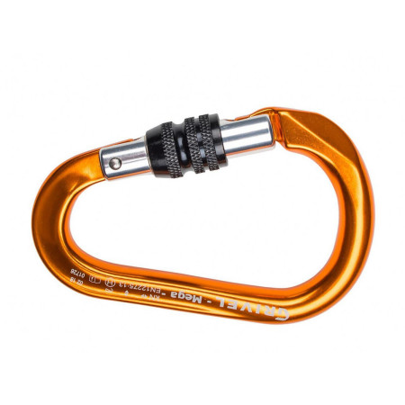 Karabiner Grivel K6N Mega Screw Lock narancs