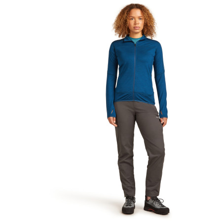 Icebreaker Women Merino Blend 300 RealFleece™ Descender LS Zip női funkcionális pulóver