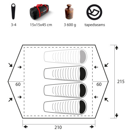 Trimm Globe D sátor