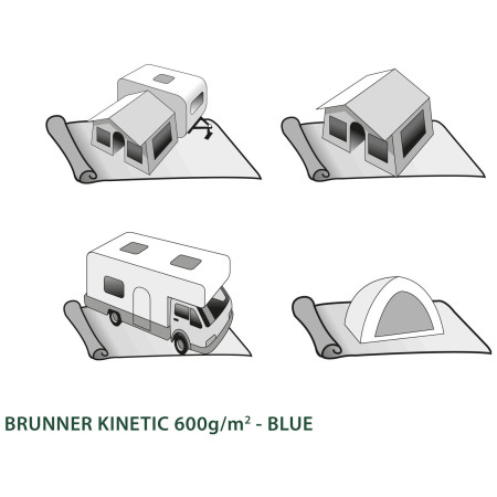 Brunner Kinetic 600 - 250x500 cm sátoralj