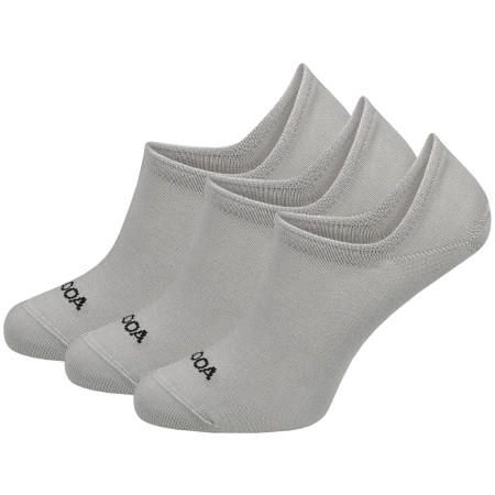 MOOA Essential Invisible 3-pack zokni szürke grey