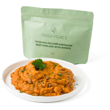 Food Force Food Force marhagulyás burgonyával – dehidratált étel 150 g szárított étel