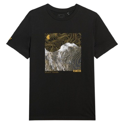 4F Tshirt M3122 férfi póló fekete DEEP BLACK