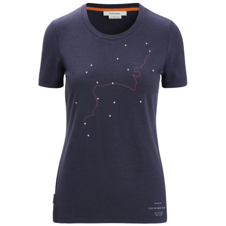 Icebreaker Central Classic SS Tee Tour du Mont Blanc női póló