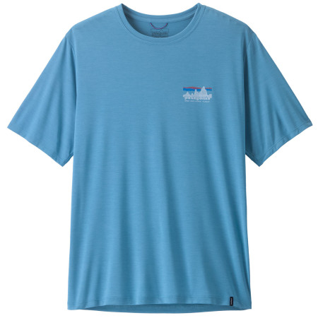 Patagonia Men's Capilene Cool Daily Shirt - '73 Skyline férfi póló kék Shore Blue - Light Shore Blue X-Dye