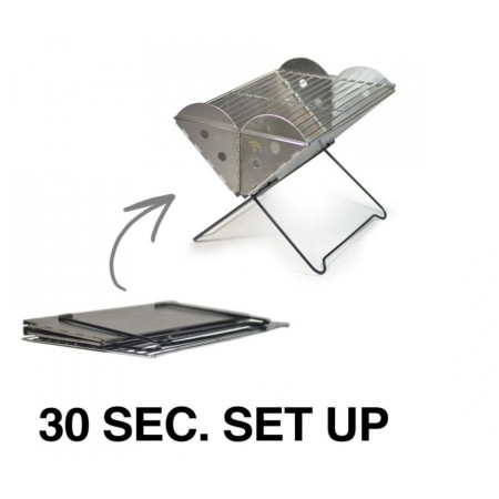 UCO Flatpack Grill & Firepit 35 x 25 cm összecsukható grill