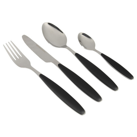 Gimex Cutlery black 16 pcs evőeszköz készlet