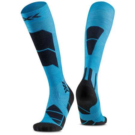 X-Socks Ski Perform Merino Otc térdzokni világoskék ETERNAL ICE