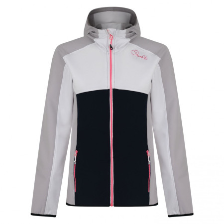 Női kabát Dare 2b Demure Softshell fehér/fekete