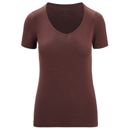 Icebreaker Women Siren SS Sweetheart női funkcionális felső barna