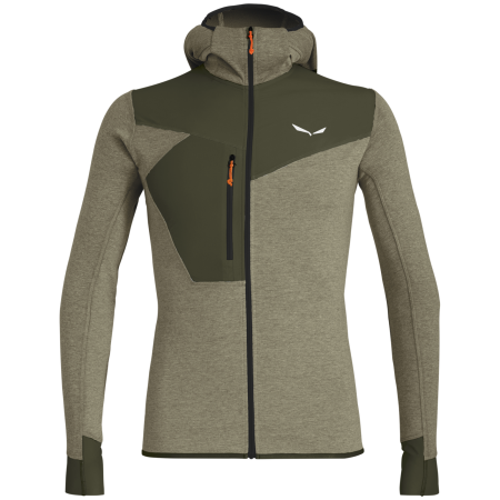 Salewa Puez 2 Dry M L/S Hood Fz Tee férfi pulóver
