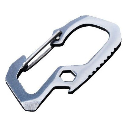 Munkees multifunkciós karabiner - rozsdamentes acél