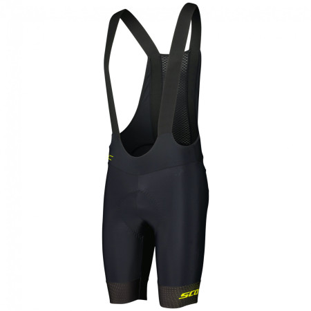 Scott Bibshorts RC Pro +++ férfi kerékpáros nadrág fekete/sárga