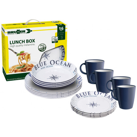 Brunner Lunch Box Blue Ocean edénykészlet